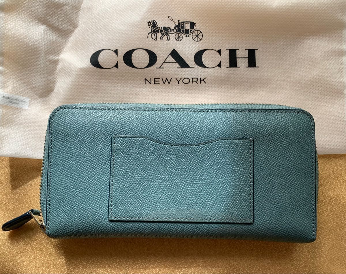 美品】COACH コーチ 長財布 くすみブルー|Yahoo!フリマ(旧 美品】COACH コーチ 長財布 くすみブルー|Yahoo!フリマ(旧
