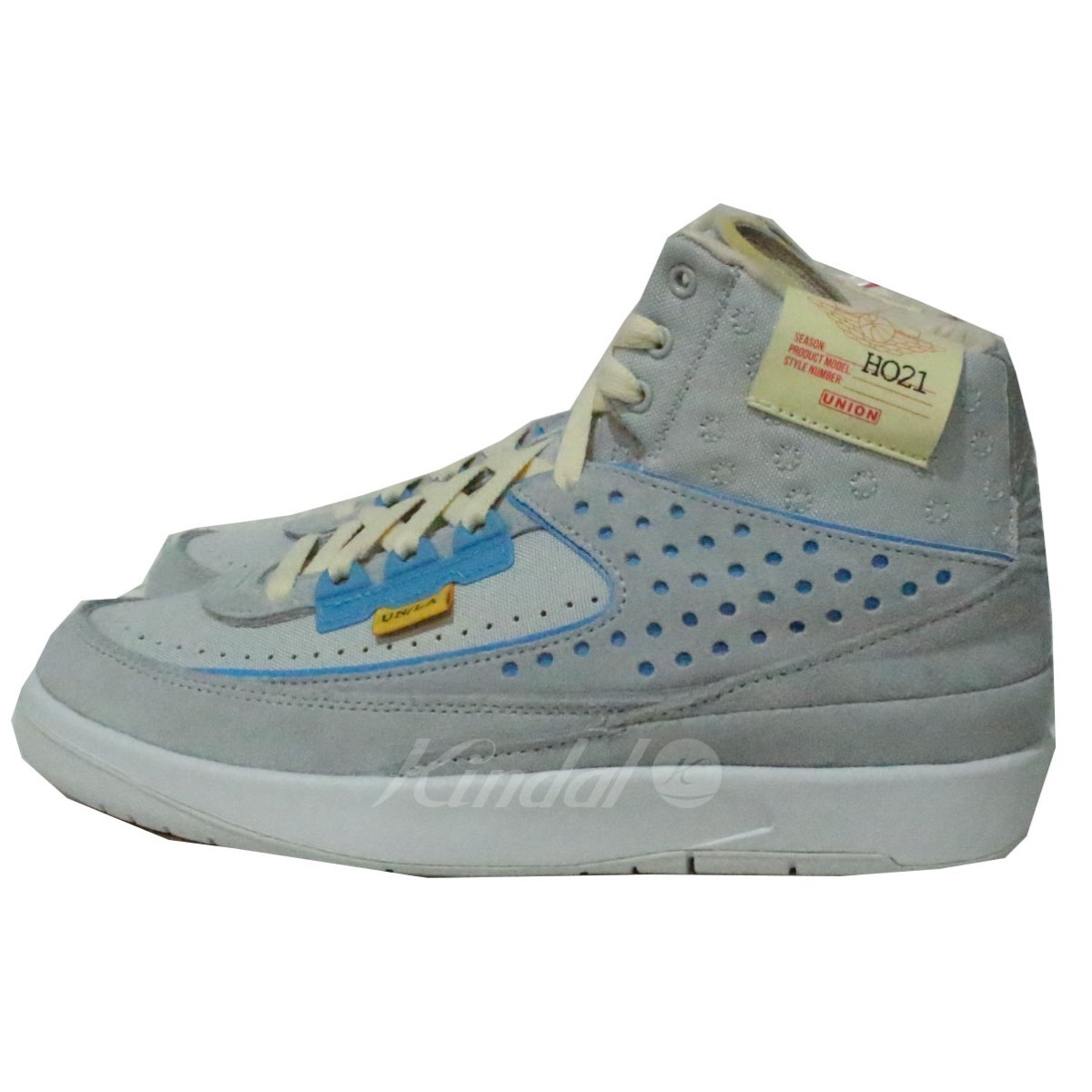 NIKE × UNION ナイキ ユニオン Air Jordan 2 Grey Fog エアジョーダン2 ハイカット スニーカー 8073000140832の画像3