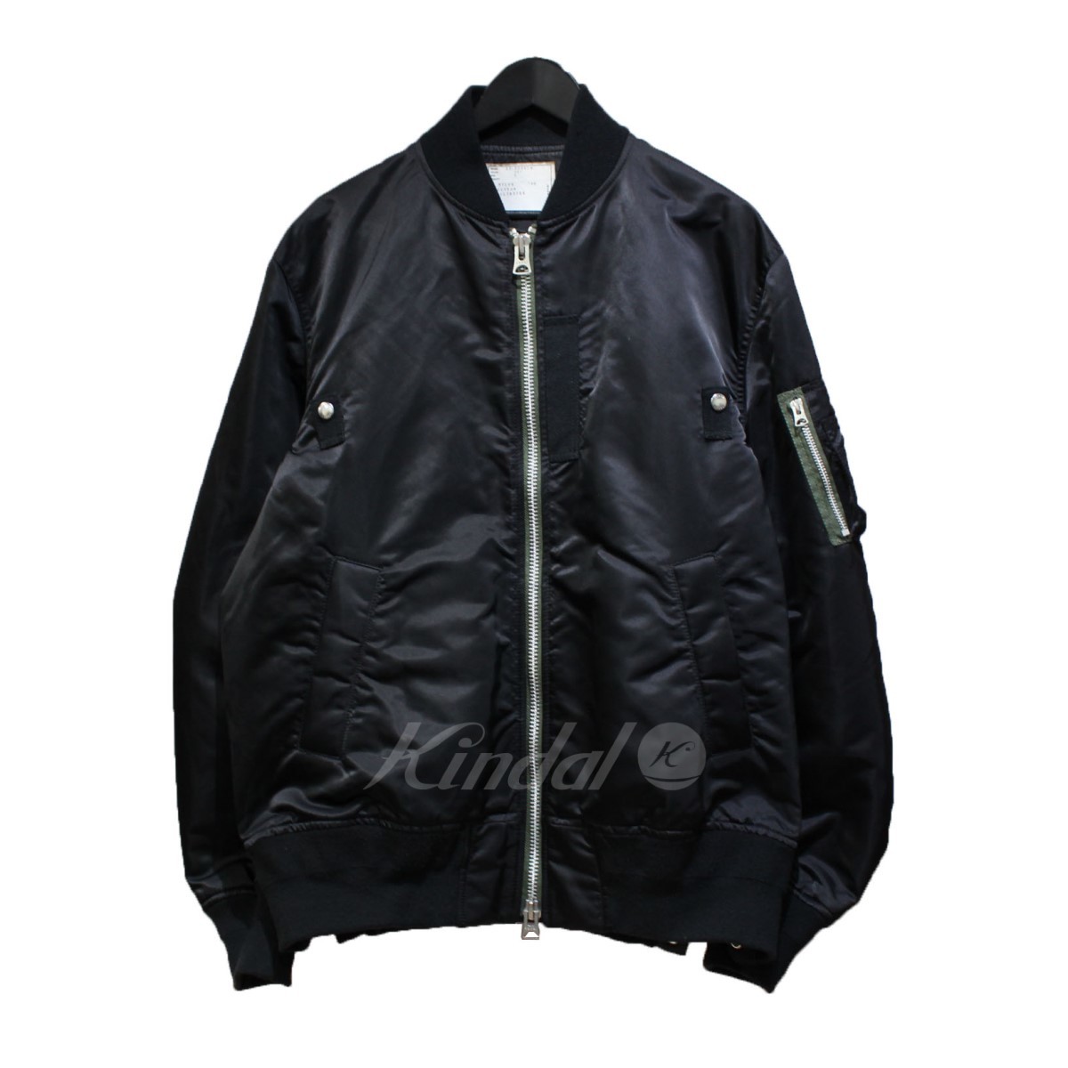 sacai サカイ 22AW MADSAKI Print Nylon Twill Blouson ロゴプリントジャケット 8073000141433_画像2