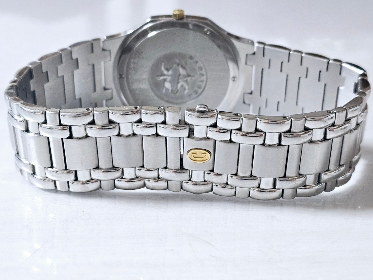 レア☆CONCORD コンコルド Tiffany&Co. ティファニーWネーム SERATOGA セラトガ【15 58 237】紳士用高級腕時計の画像5