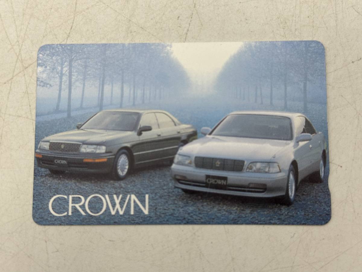  telephone card CROWN Crown car Toyota 