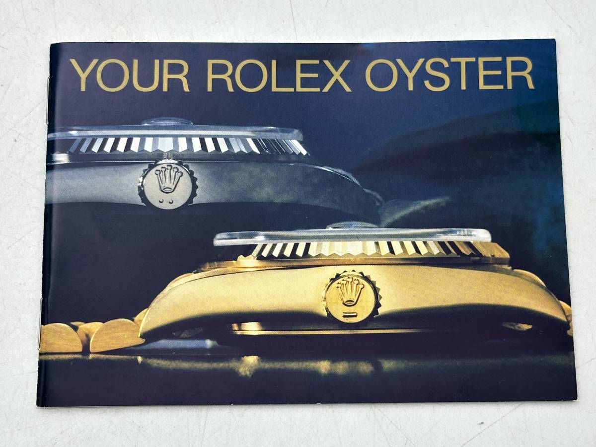 ROLEX ロレックス　本物　1989年製　オイスター用冊子　1016、5513、16520　スポーツモデルに