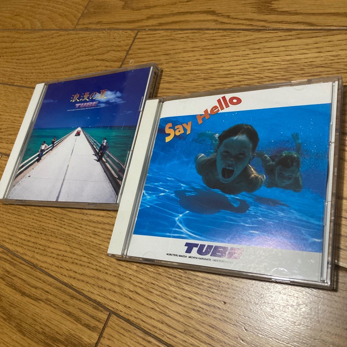 TUBE チューブ / 浪漫の夏 Say Hello 中古CDアルバム　2枚まとめ_画像1