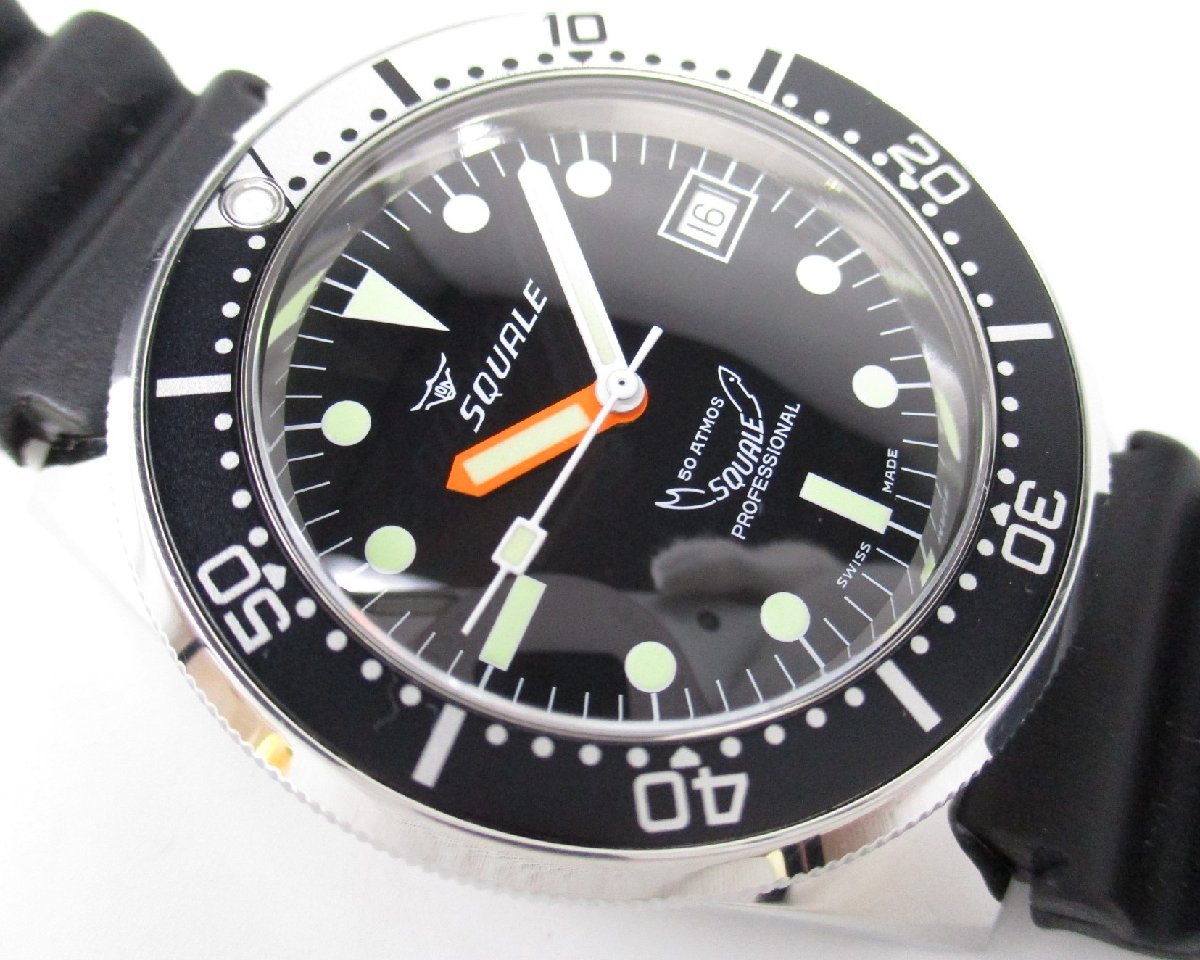 ■SQUALE スクワーレ■美品■ダイバー500m 1521コレクション■メンズ自動巻腕時計■_画像2