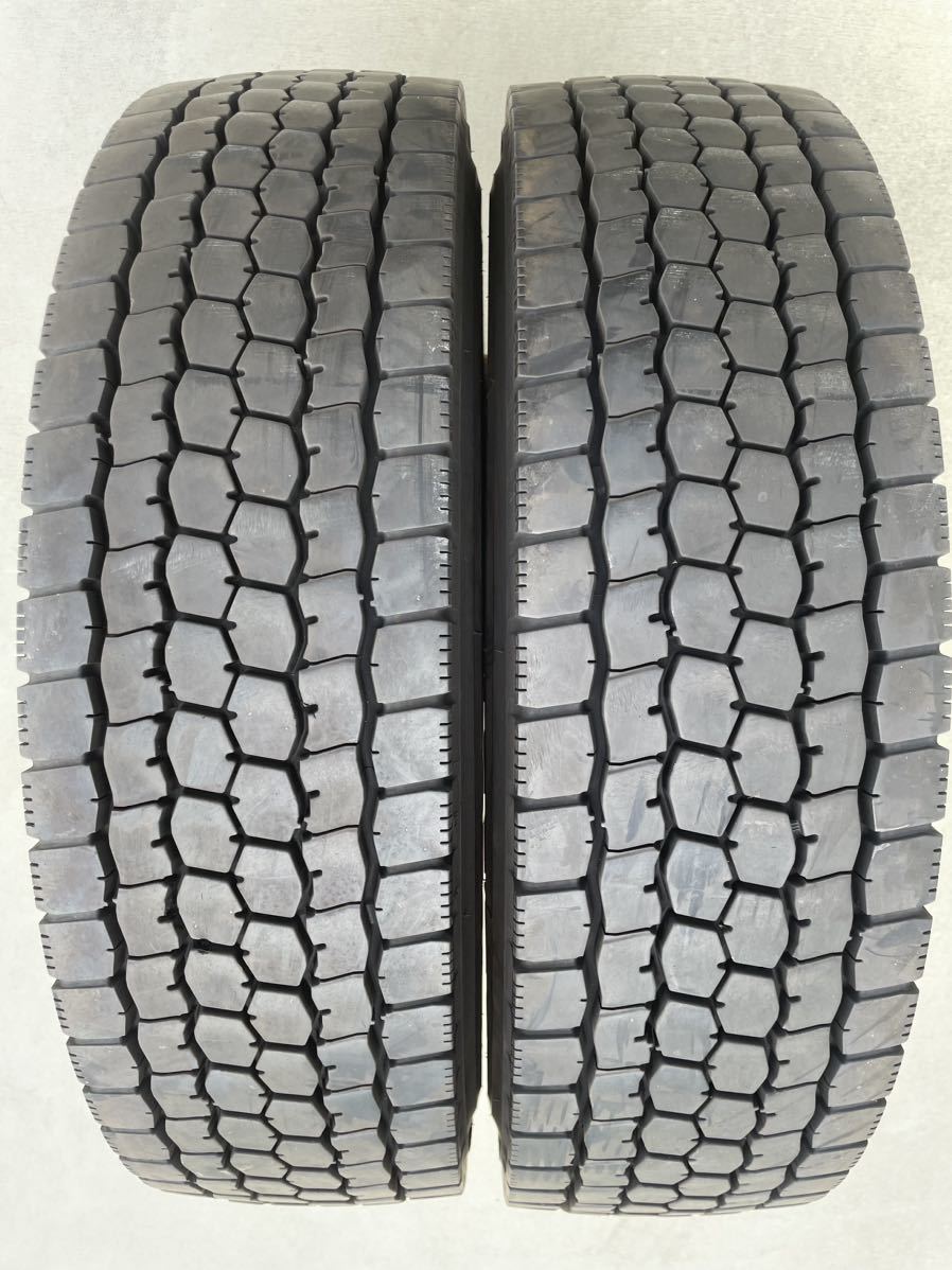 225/80R17.5 M888 2本 4トン ミックス ブリヂストン 中古 バリ山 2021年製