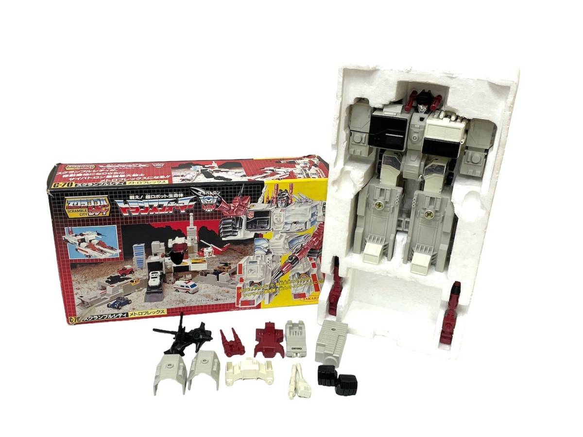 【当時物/欠品有り】TAKARA/タカラ トランスフォーマー C-70 スクランブルシティ メトロフレックス サイバトロン 元箱付 現状品 (44807N2)_画像1