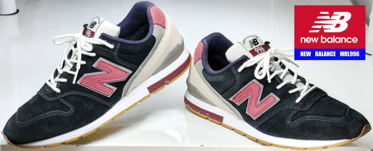 【美品・USED/本革天然皮革/REVLITEソール/リフレクタブル素材/正規店購入】NEW　BALANCE　MRL996　スポーツシューズ　　サイズ＝28.0ｃｍ_画像1