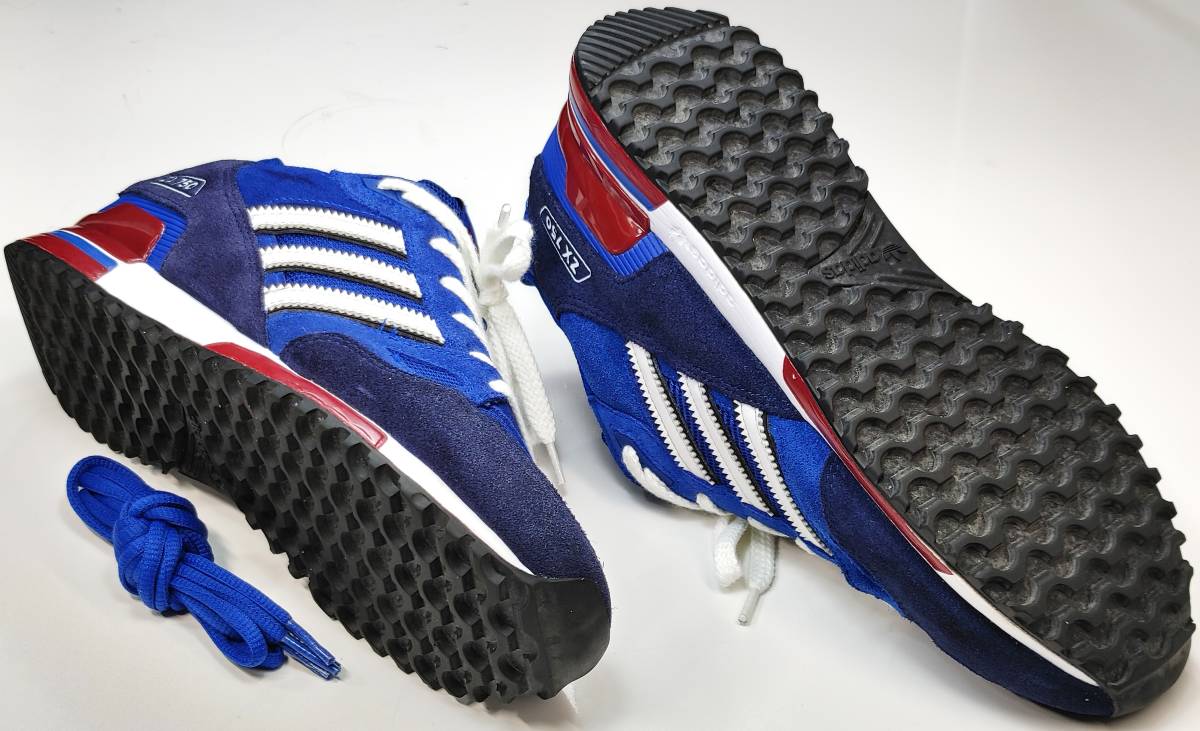 【美品・USED/本革天然皮革/替紐付き/正規店購入】adidas　ORIGINALS　ZX750　“Collegiate Royal”　モデル　　　　サイズ＝25.5ｃｍ_画像9