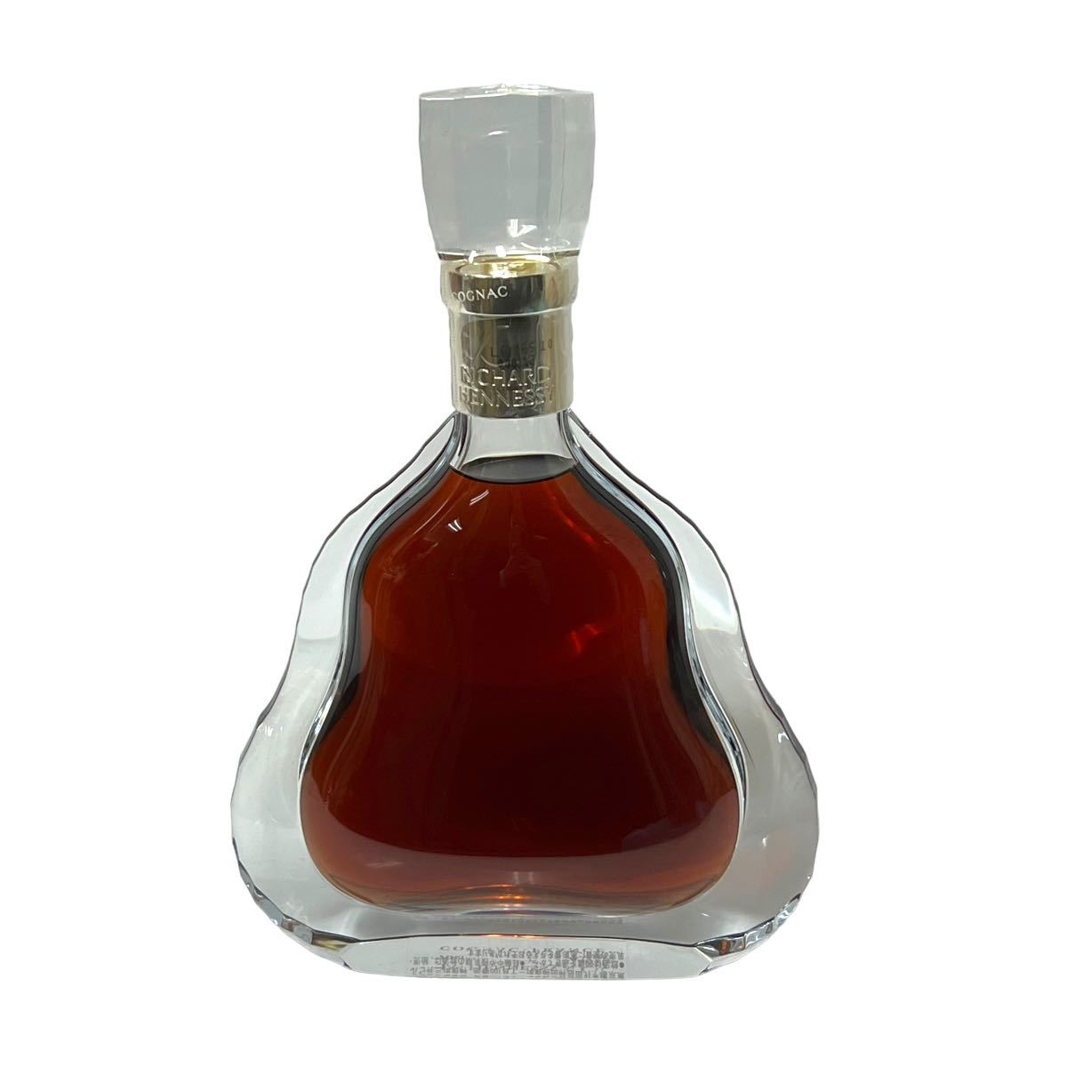 ★未開栓 正規品 即決★送料無料〜Hennessy Richard ヘネシー リシャール 700ml バカラ クリスタル 現行ボトル ケース 冊子付き L816510_画像2