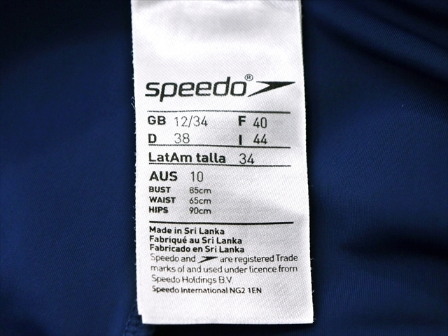 BS8-710●/【11/23~26は休業日】speedoスピード♪競泳水着*人気のNAVY*スポーティーな1枚*L※一番安価な送料はゆうパケットなら210円♪_画像4