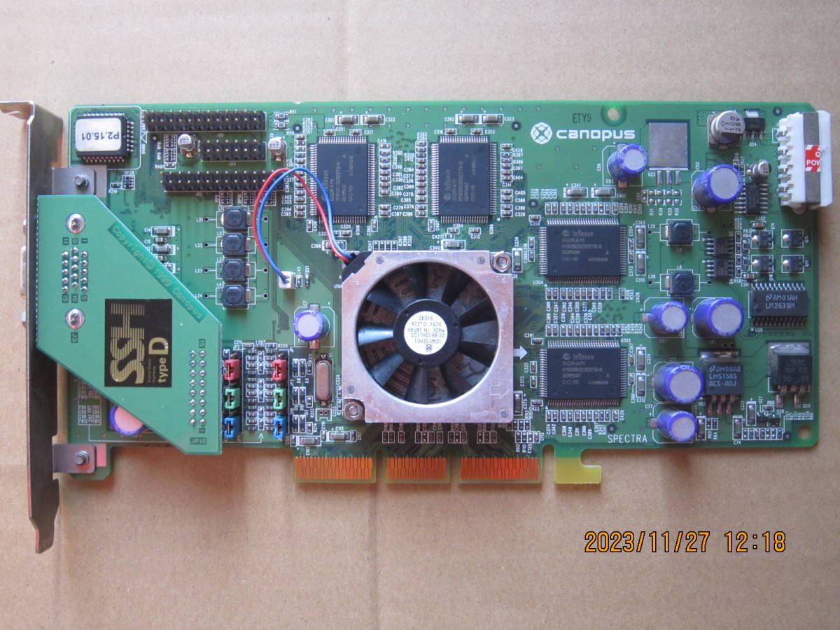 Canopus SPECTRA 8400 GeForce2 GTS 動作品ですがジャンク扱い_画像1