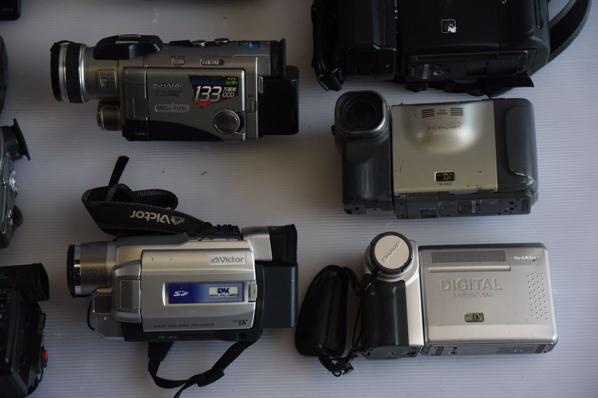 ビデオカメラ デジタルビデオカメラ ハンディカム SONY Panasonic Victor Canon SHARP まとめ 大量 いろいろ A_画像9