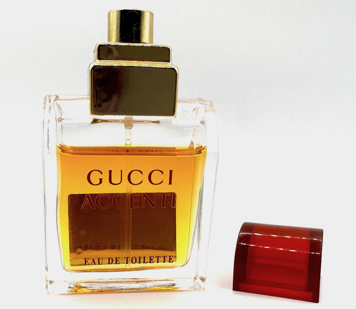 ★グッチ香水・GUCCI ACCENTI EDT. 30ml NATURAL SPRAY(グッチ アチェンティ30mlスプレー)・展示USED/残約90%約27ml/箱無/廃盤/超激レア_パウダリックなバランスが絶妙