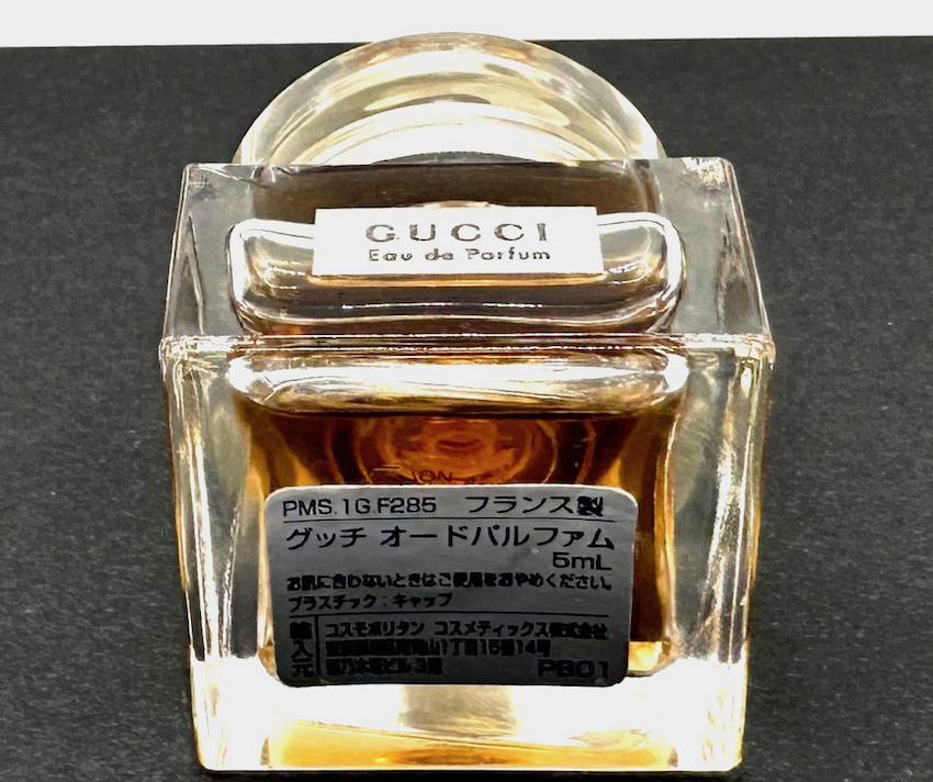 * Gucci perfume *GUCCI EDP.o-do Pal fam5ml go in BOTTLE* unused * ground under cold . warehouse storage * box less 