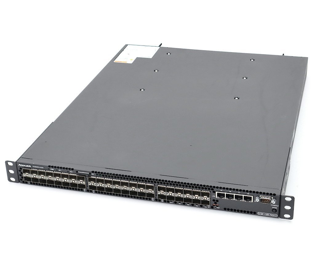 Alaxala AX-3830-44XW-A 44ポート10GbE SFP+スロット 4ポート1000BASE-T搭載 L3スイッチ アドバンストモデル OS-L3SA Ver. 11.13 冗長電源