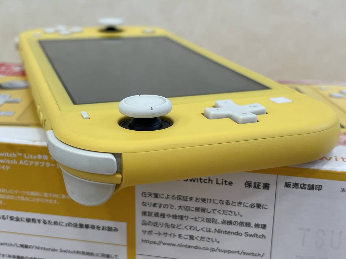 1円 ～ Nintendo HDH-001 Nintendo Switch Lite イエロー 黄色 ゲーム機 本体 動作確認済_画像7