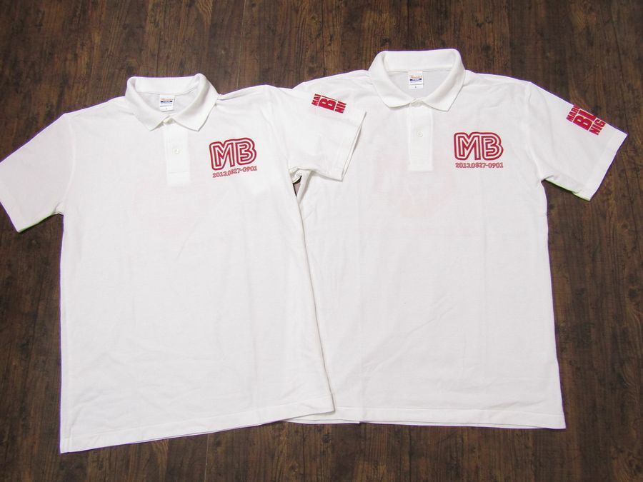  boat race polo-shirt size L 2 pieces set 