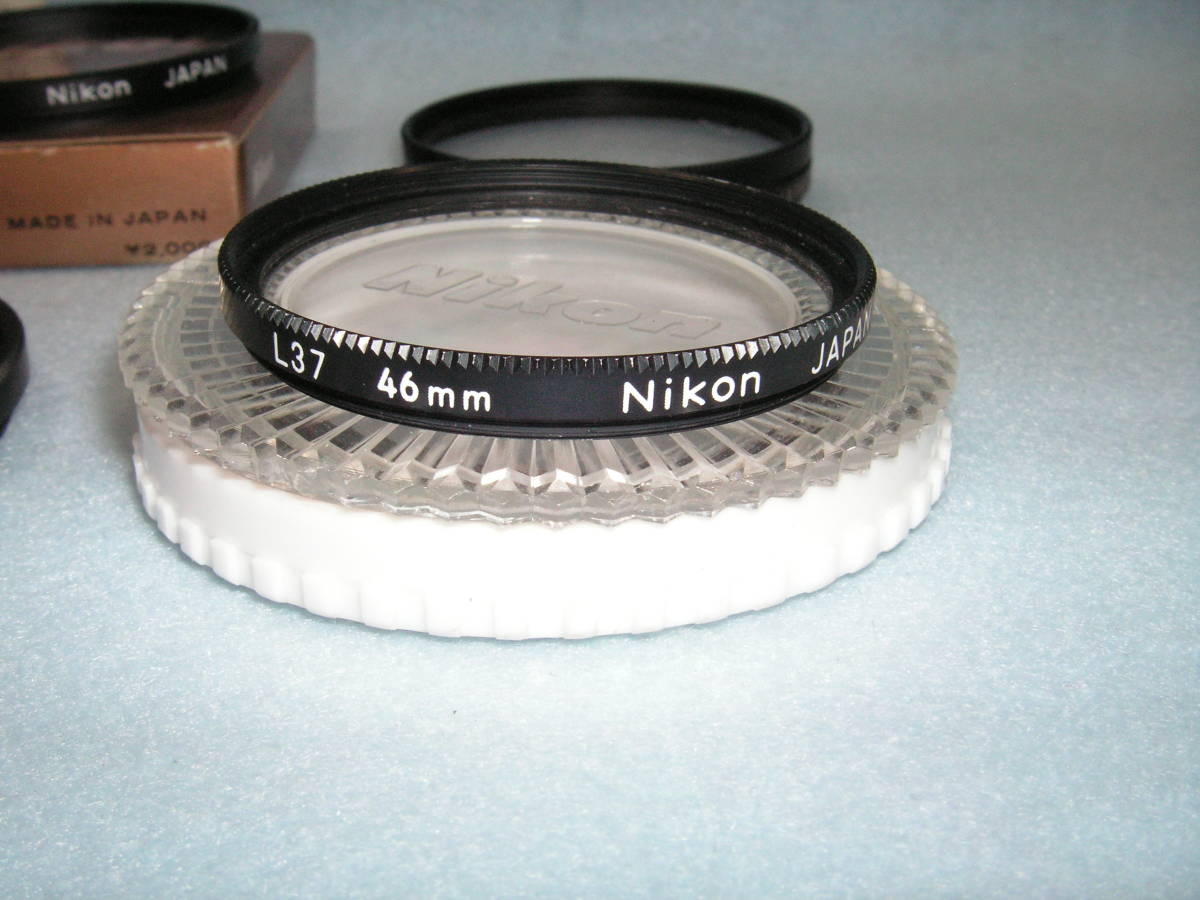 【中古】NIKONニコン フィルター６枚セット（L1BC・L1A・L39・L37C・L37）52mm 46mm 62mmの画像8