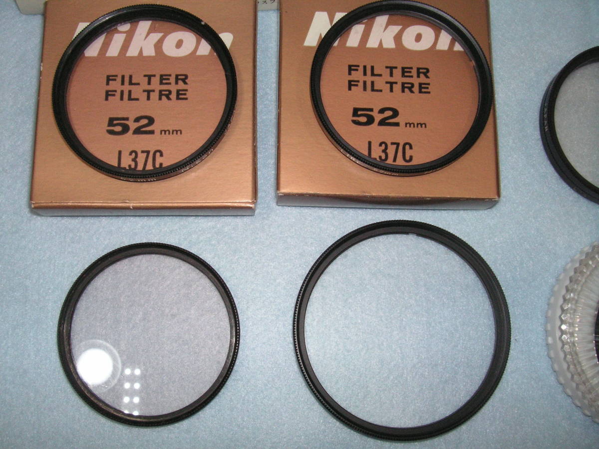 【中古】NIKONニコン フィルター６枚セット（L1BC・L1A・L39・L37C・L37）52mm 46mm 62mmの画像9