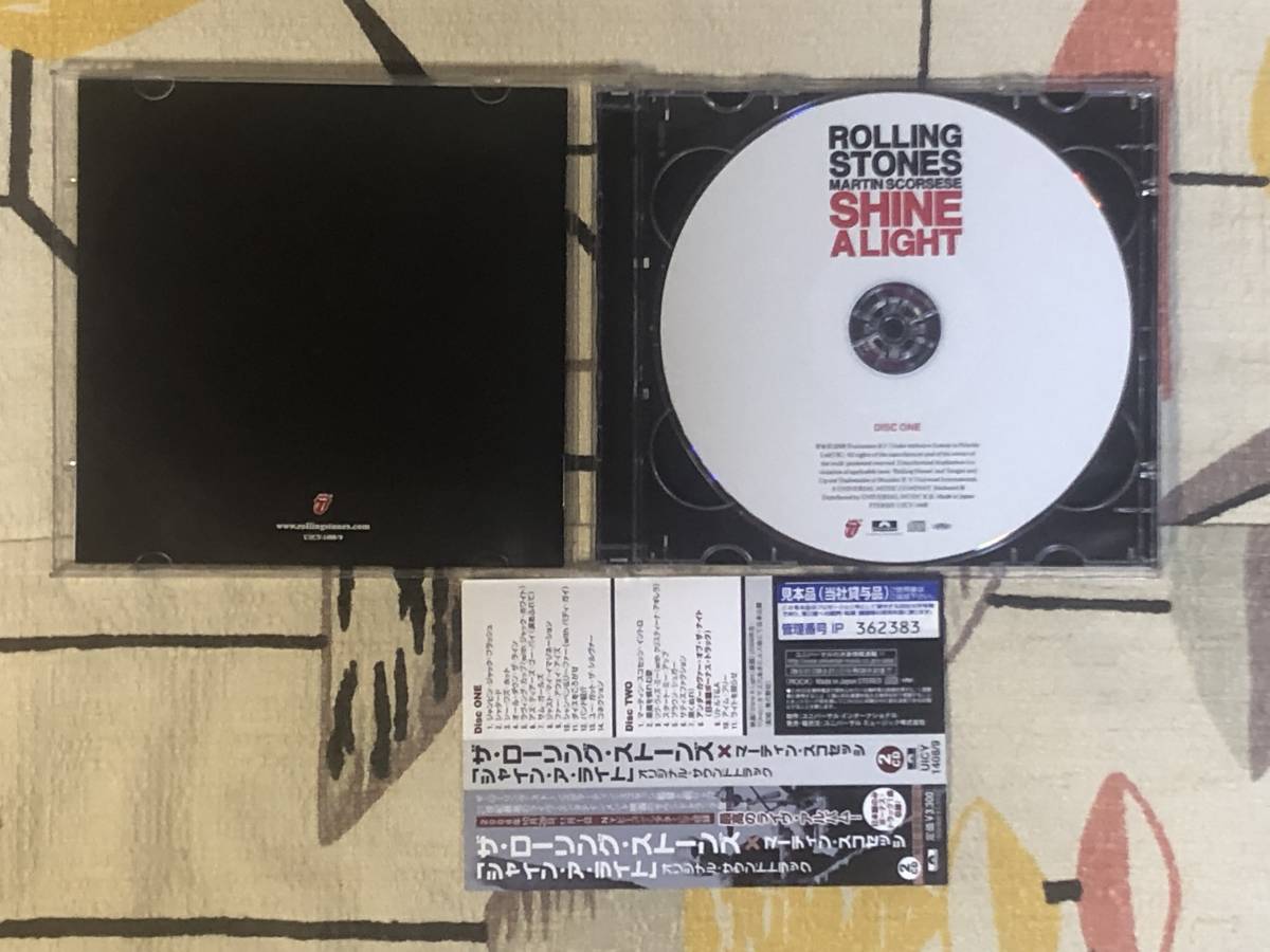 ★非売品 2CDSET Limited & Normal Edition Rolling Stones／ローリングストーンズ「SHAIN A LIGHT」 promo only japan obi sample_画像5