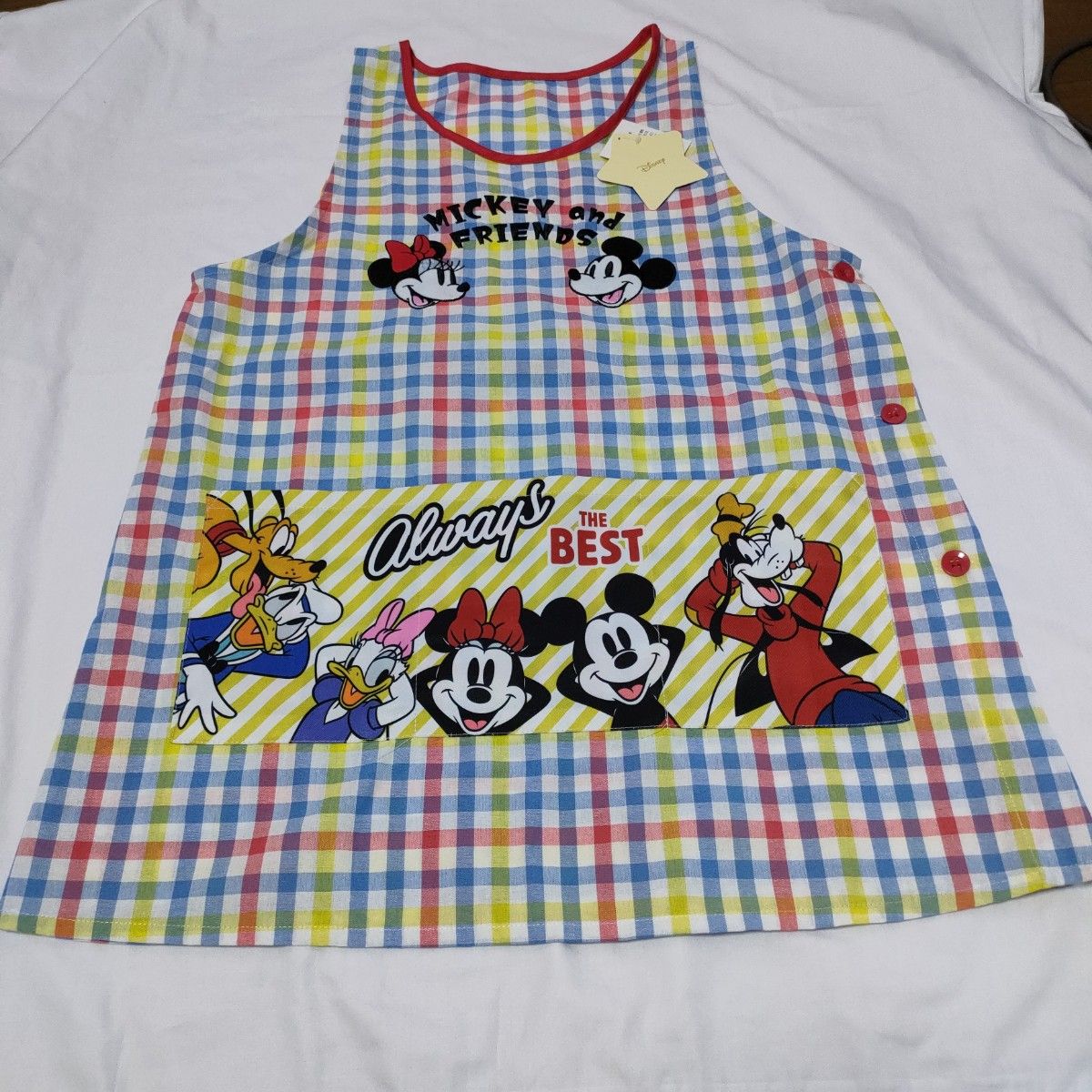 新品 ミッキー&フレンズ ディズニーキャラクター 保育士エプロン 新品 ミッキー&フレンズ ディズニーキャラクター 保育士エプロン