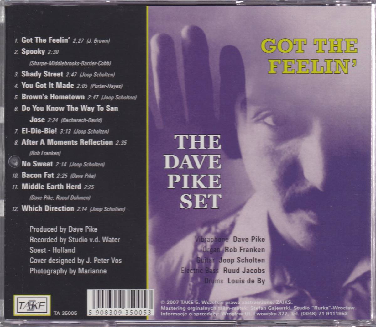 Rare Groove/Jazz Funk■DAVE PIKE SET / Got The Feelin' (1969) レア廃盤 AtoZディスクガイド掲載作 James Brownカヴァー収録!!_画像2