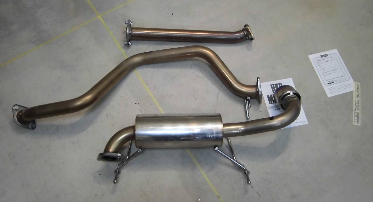 JB64ジムニー用HKS SUPER TURBO MUFFLER/31029-AS004/3BA-JB64W/3000ｋｍ未満の短使用・美品/SUZUKI/スズキ/自己紹介もご覧下さい_画像4