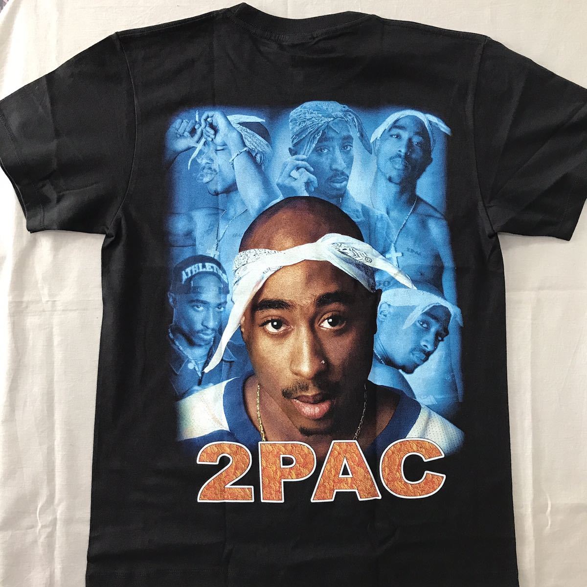 バンドTシャツ　ツゥーパック2Pac（Tupac Shakur) w1新品 L_画像3