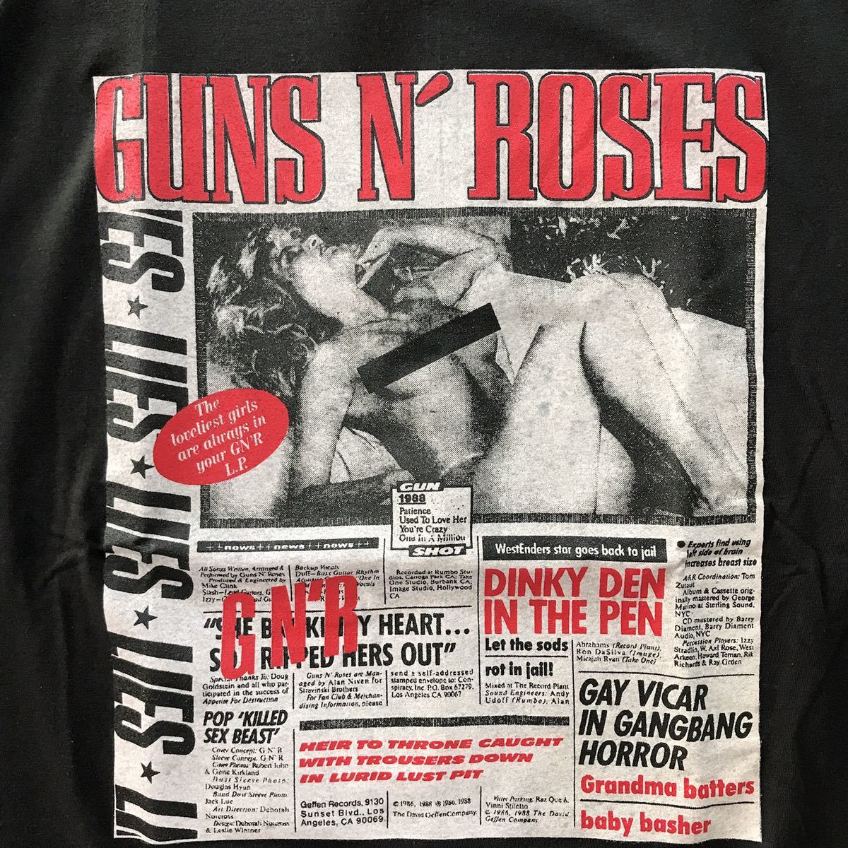 バンドTシャツ　 ガンズ アンド ローゼズ(GUNS N' ROSES) 新品L_画像2