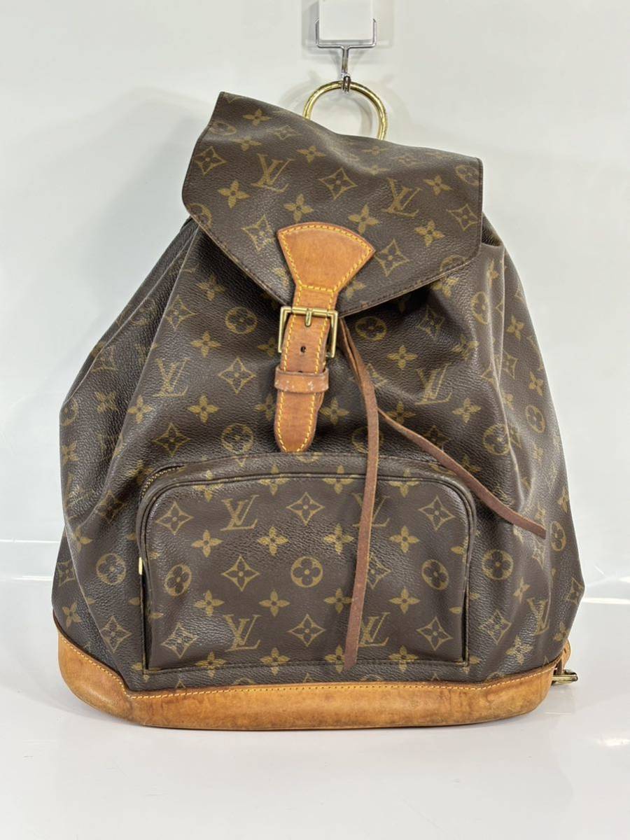 LOUIS VUITTON ルイ　ヴィトン モノグラム モンスリGM リュック バックパック バッグ M51135 _画像1