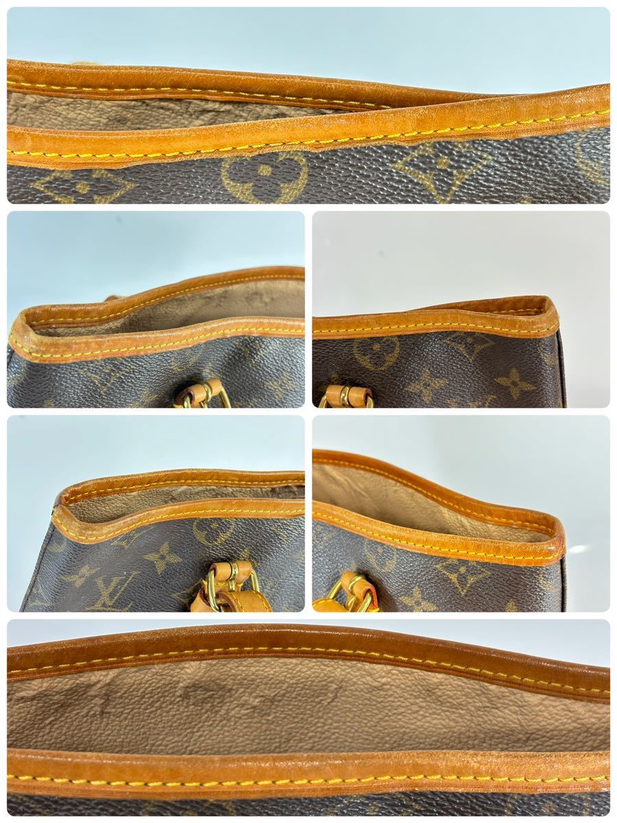 LOUIS VUITTON ルイ ヴィトン モノグラム バケット GM ショルダー