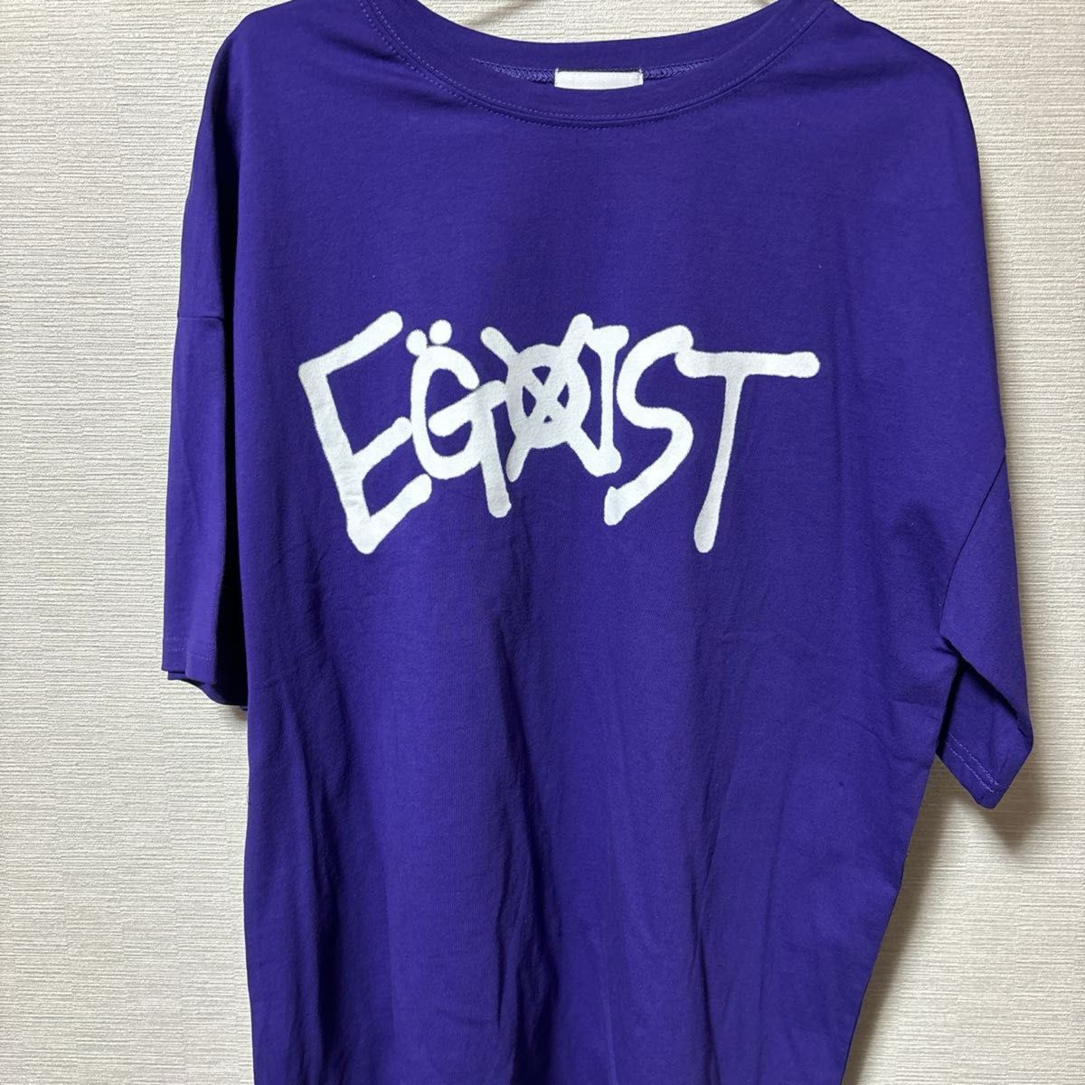 EGOIST/ロゴ/Tシャツ/パープル/試着のみ