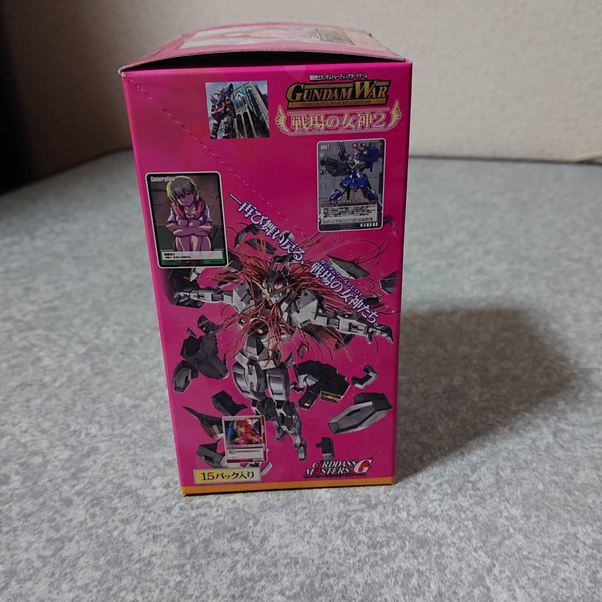 未開封 ガンダムウォー 戦場の女神2 TCG カード ラクス 王留美 アイナ ネーナ BANDAI GUNDAM WAR 1BOX_画像2