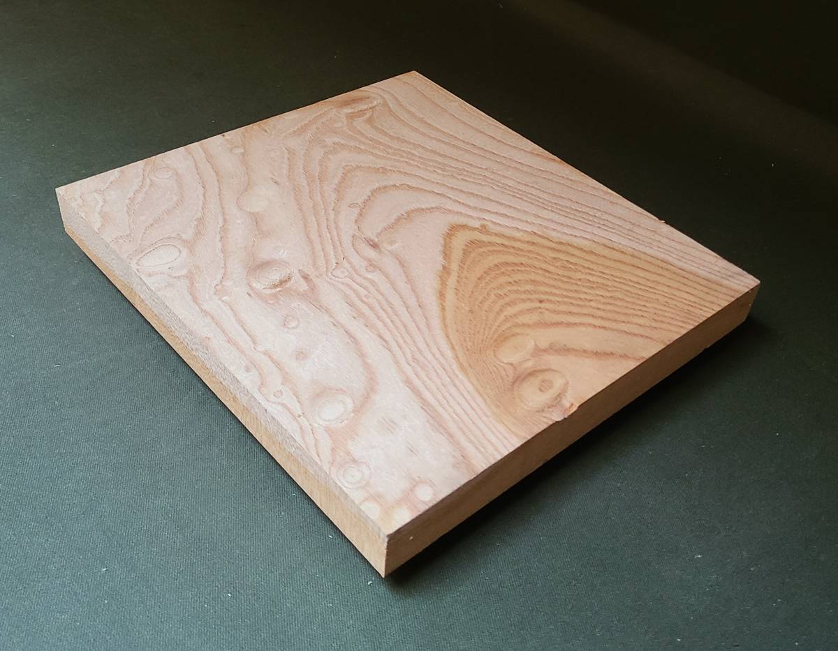 欅 ケヤキ ■ 無垢板 玉杢 プレナー加工品 木工品 小物 銘木 DIY ■（195）_画像1
