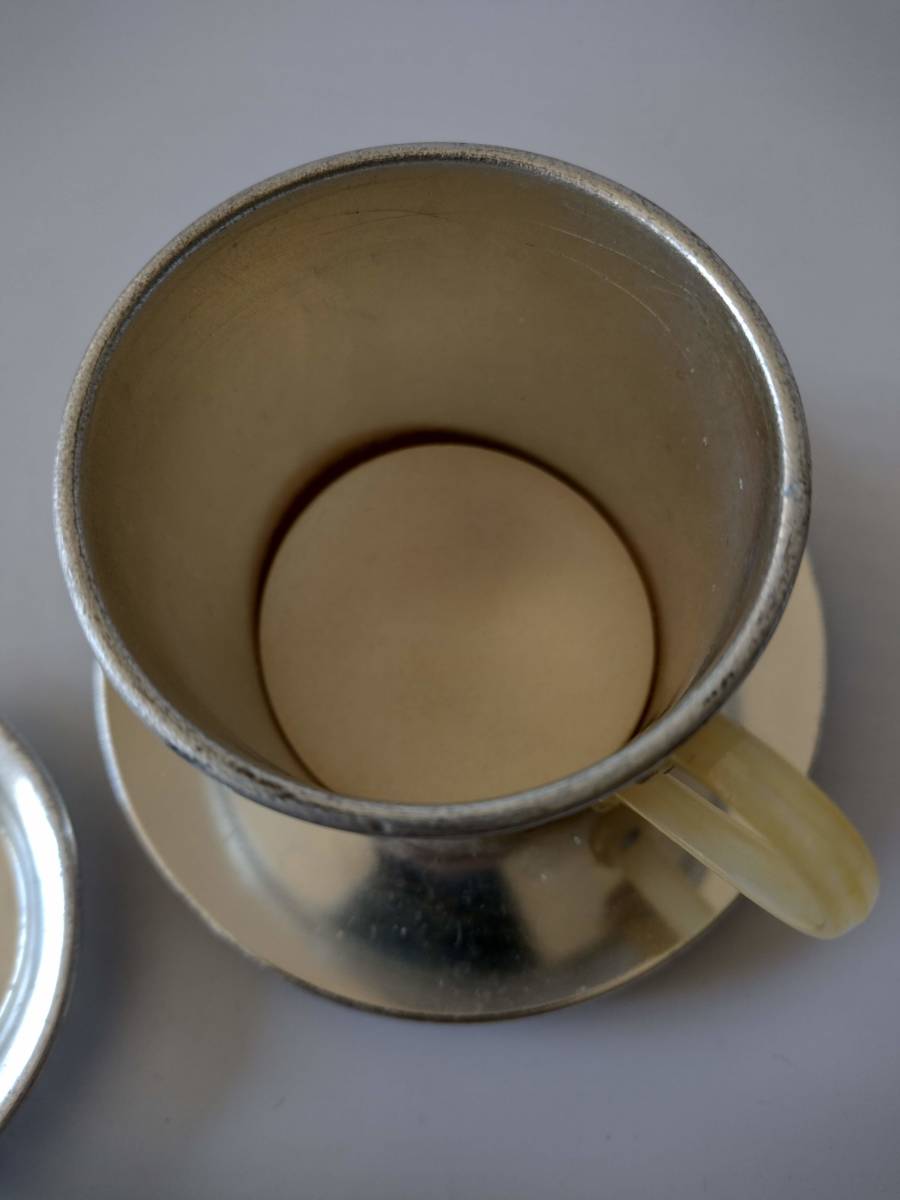 【メリタ】ドイツ ビンテージ 円筒型アルミ製 コーヒー ドリップ_画像4