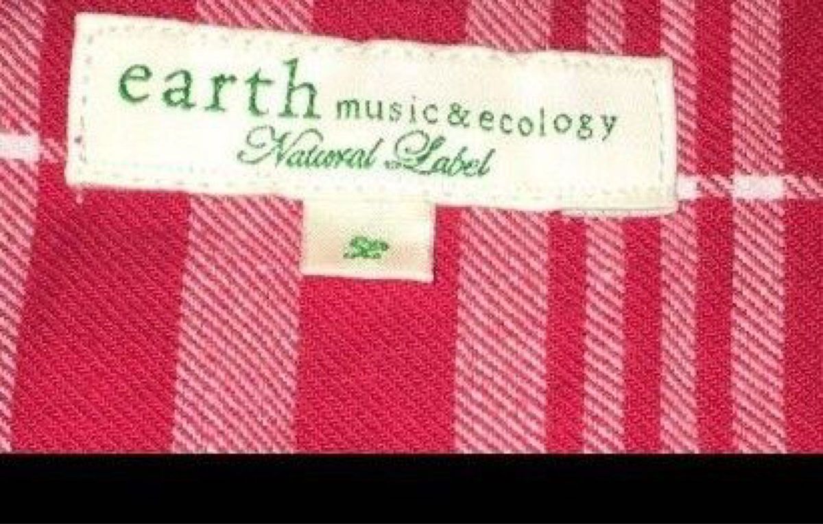 【美品】アースミュージック&エコロジー　チェックシャツ ネルシャツ　3枚組　チェック柄レッド、イエロー、ブラック系