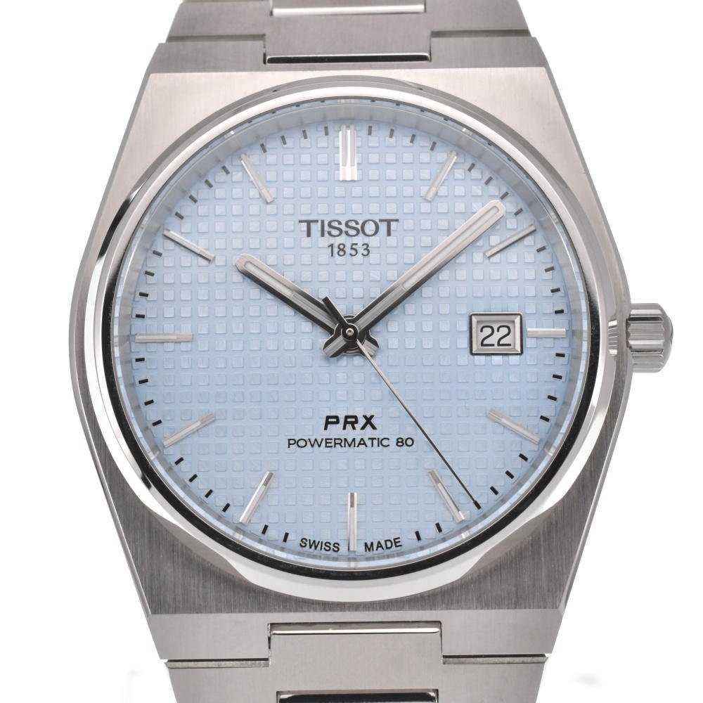 売れ筋ランキングも掲載中! TISSOT ティソ T137.407.11.351.00 Q#127202 箱・保証書付き 美品 メンズ 自動巻き パワーマティック80 PRX ティソ