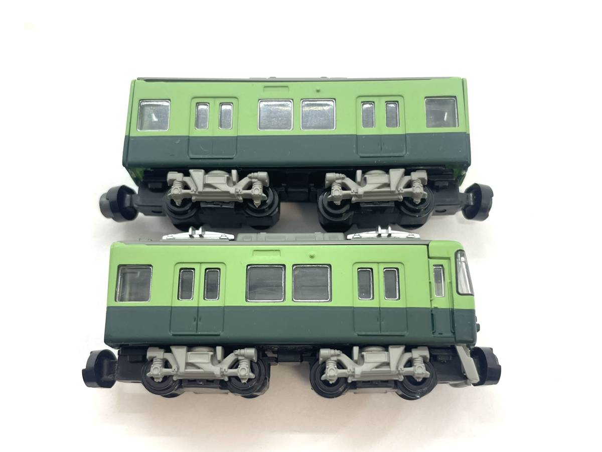 BANDAI バンダイ Bトレインショーティー 京阪電車 6000系 旧塗装 2両セット Nゲージ 鉄道模型_画像4