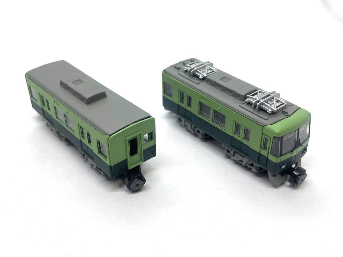 BANDAI バンダイ Bトレインショーティー 京阪電車 6000系 旧塗装 2両セット Nゲージ 鉄道模型_画像1