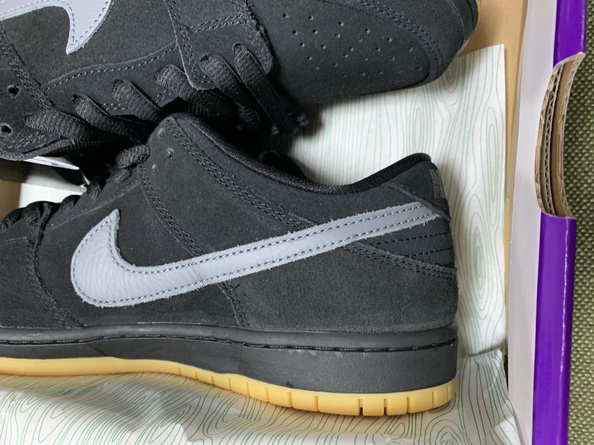 新品 27.0cm US9 Nike SB Dunk Low Pro “Black Fog” ダンク ロー プロ ブラック フォグ ガム BLACK/GREY GUM 27cm BQ6817-010_画像4