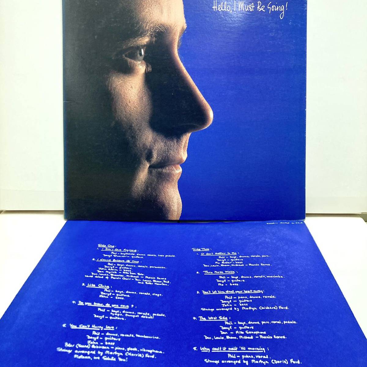 【美品 US盤】 Hello I Must Be Going ハロー・アイ・マスト・ビー・ゴーイング / Phil Collins フィル・コリンズ 【LPアナログレコード 】_画像7