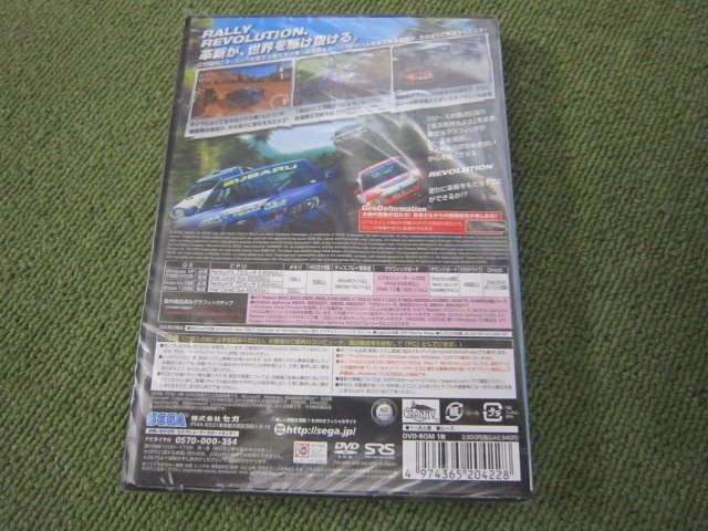 SD171-SEGA RALLY REVO Windows版　未開封_画像2