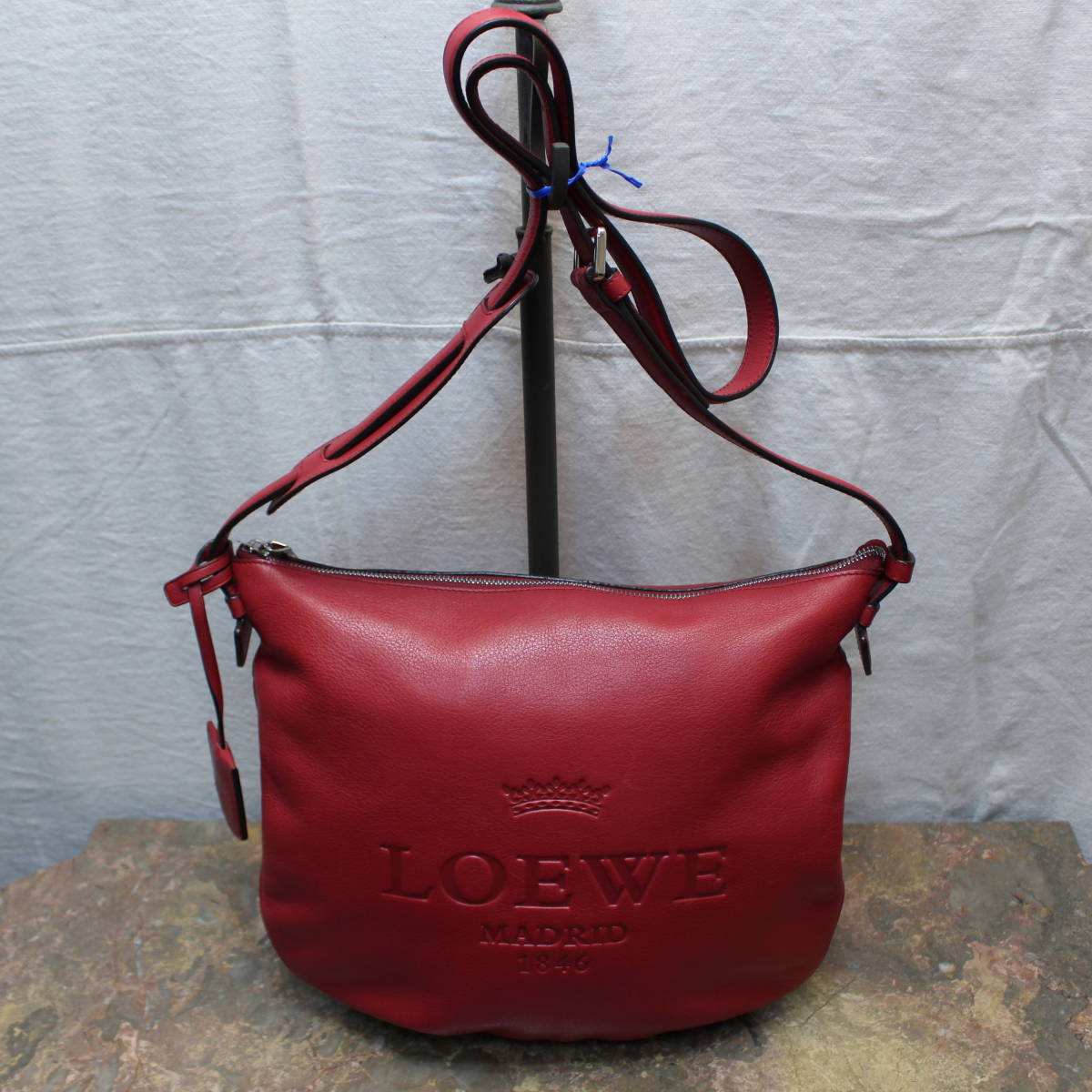 LOEWE HERITAGE LEATHER SHOULDER BAG MADE IN SPEIN ロエベヘリテージ