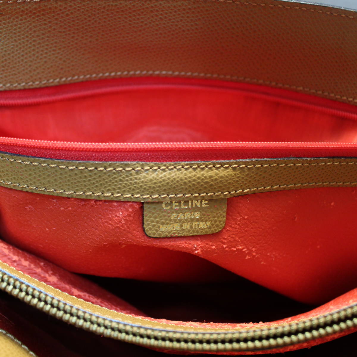OLD CELINE LEATHER HAND BAG MADE IN ITALY/オールドセリーヌレザー
