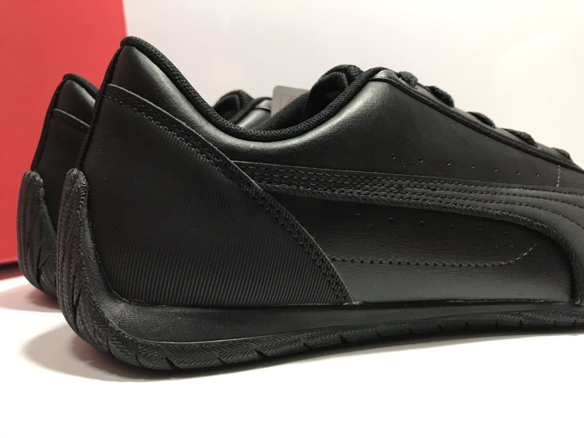 新品!! PUMA プーマ 388255-01 NEO CAT BLACK ネオキャット ブラック 黒 us 12 / 30.0cm ドライビング スニーカー 箱付き_画像7