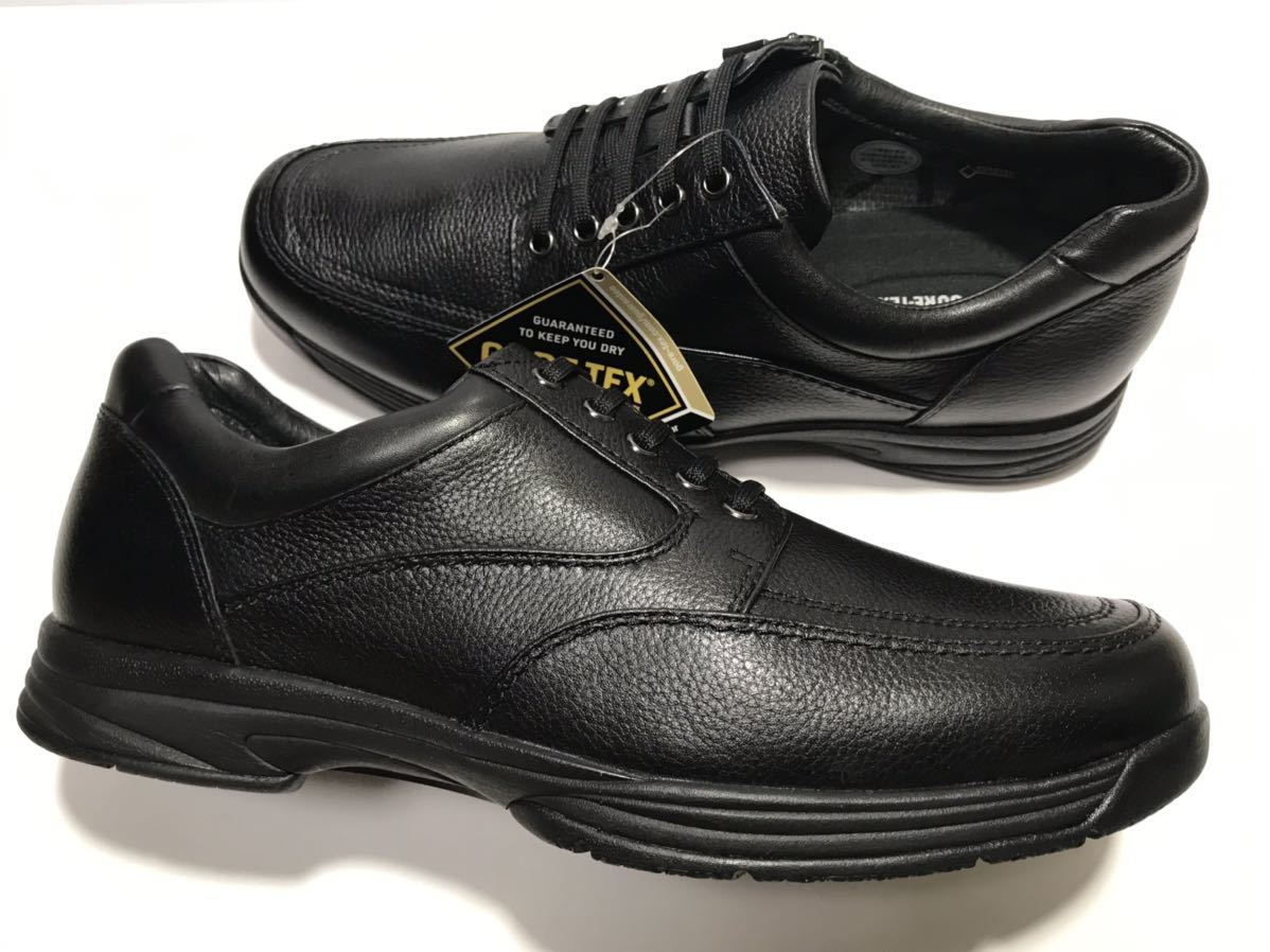 未使用!! madras Walk マドラス ウォーク MW6028 サイド ファスナー 黒 外羽根 GORE-TEX 4E 26.5cm ゴアテックス 防水 透湿 紳士 靴_画像5