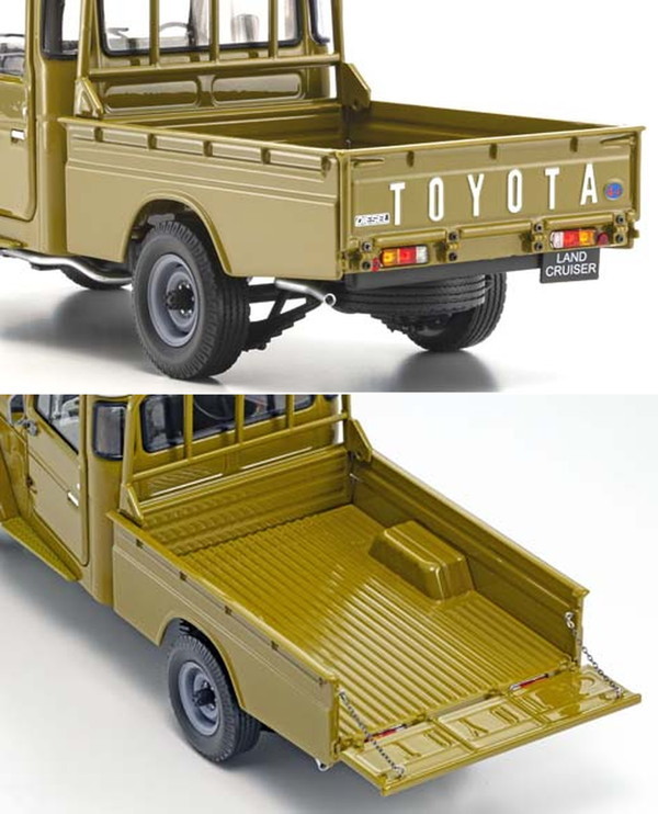[* каталог ] Kyosho оригинал 1/18 Toyota Land Cruiser 40 pick up оливковый конечный продукт литье под давлением миникар KS08958K бесплатная доставка 