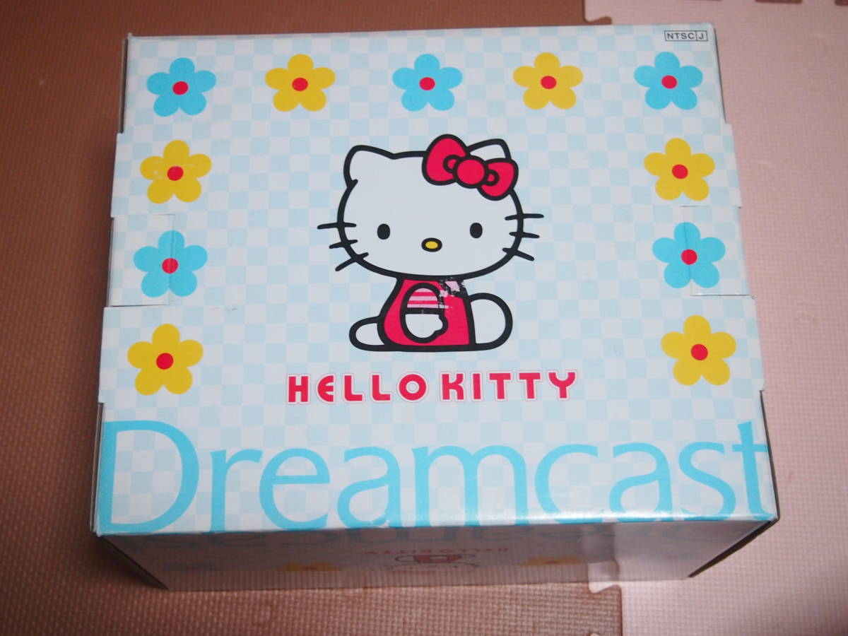1円~　24時間出品　美品　SEGA　ドリームキャスト 本体　 ハローキティ　スケルトンブルー　Dreamcast HelloKitty_画像3