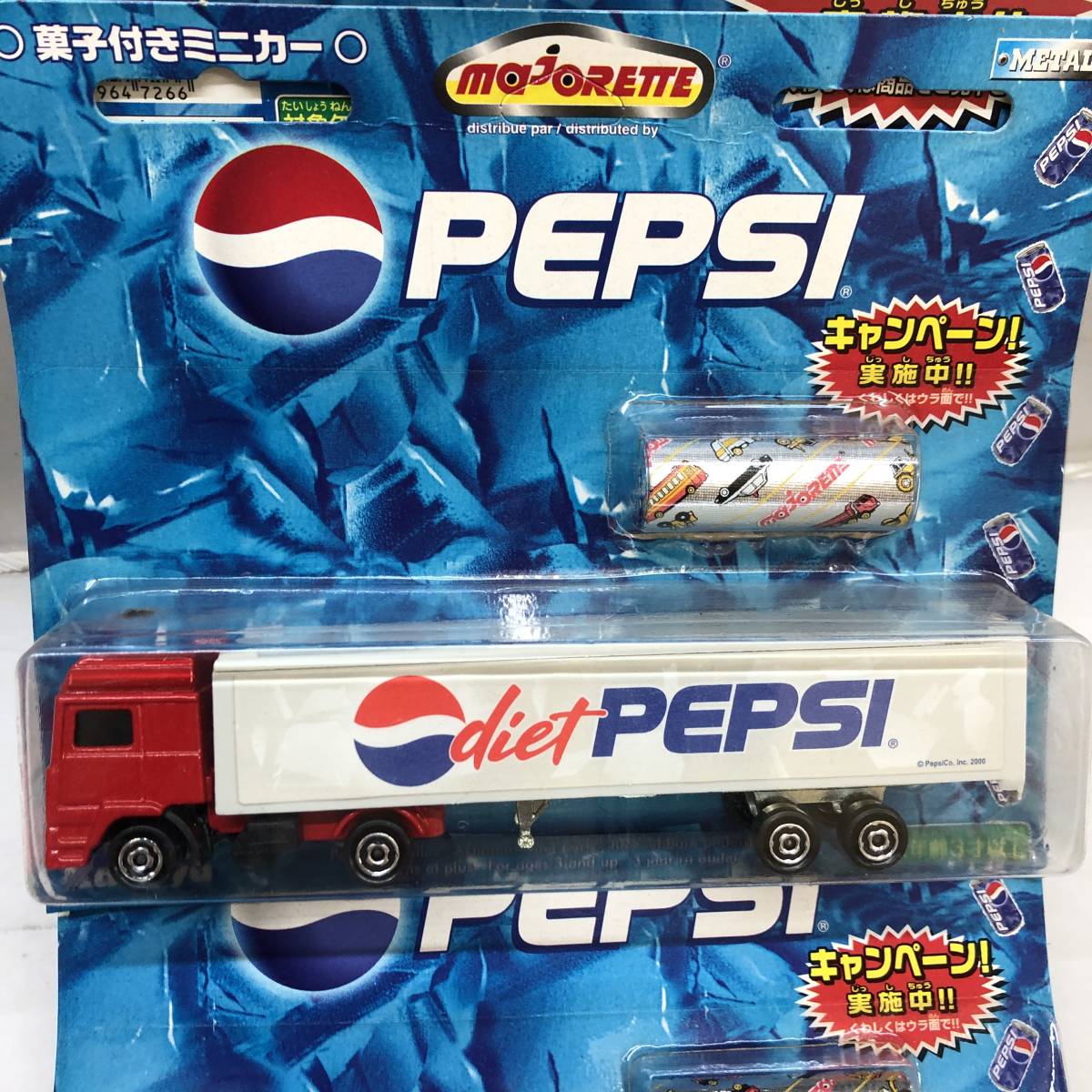 △ 未開封品 当時物 マジョレット ミニカー ペプシ コラボ majorette PEPSI カバヤ食品 車 おもちゃ コレクション ホビー △K71462_画像2