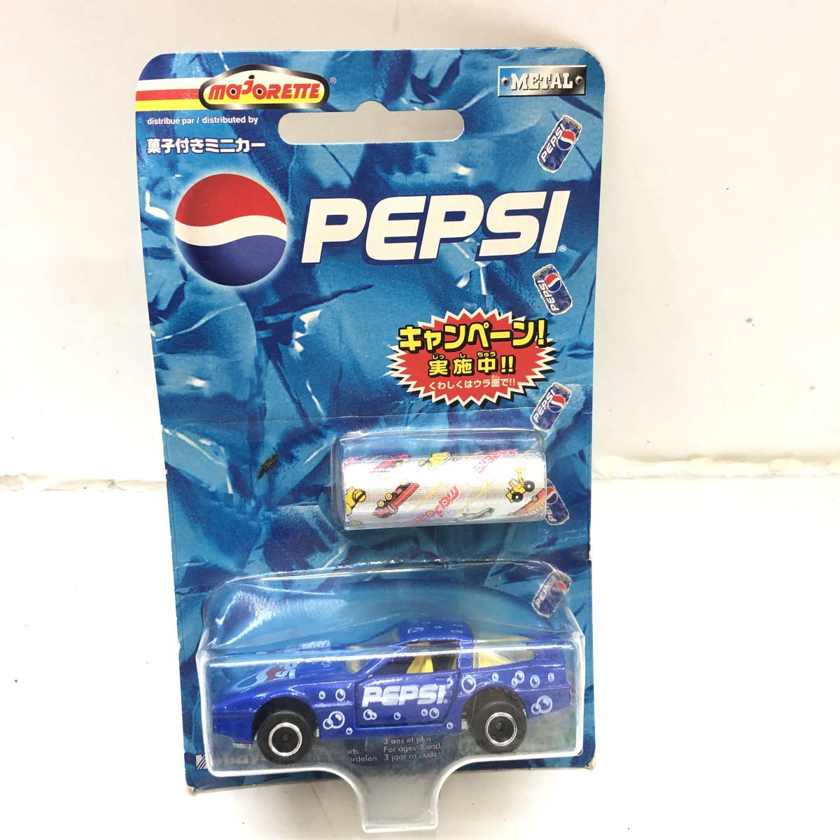 △ 未開封品 当時物 マジョレット ミニカー ペプシ コラボ majorette PEPSI カバヤ食品 車 おもちゃ コレクション ホビー △K71463_画像3